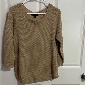 Express Textured Tan Sweater